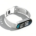 Cinturino per orologio in silicone con fibbia inversa stile armatura xDfind, For Xiaomi Smart Band 10 / 9 / 8