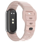 Cinturino per orologio in silicone con fibbia inversa stile armatura xDfind, For Xiaomi Smart Band 10 / 9 / 8