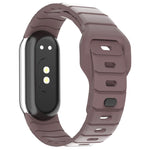 Cinturino per orologio in silicone con fibbia inversa stile armatura xDfind, For Xiaomi Smart Band 10 / 9 / 8