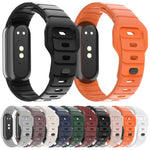 Cinturino per orologio in silicone con fibbia inversa stile armatura xDfind, For Xiaomi Smart Band 10 / 9 / 8