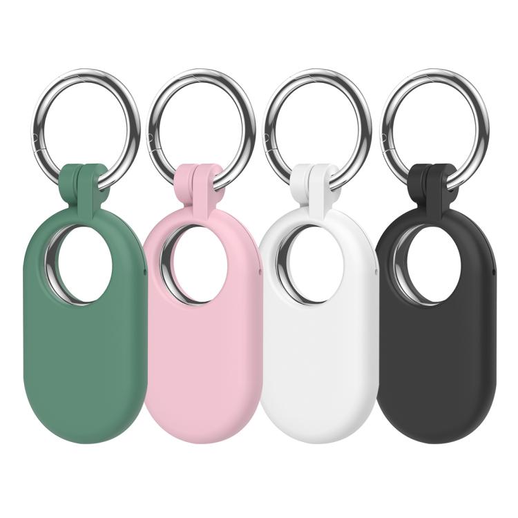 XDcase - Set di 4 custodie protettive in silicone a copertura totale con portachiavi, 4PCS (Black White Green Pink), 4PCS (Black White Purple Blue)