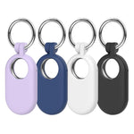 XDcase - Set di 4 custodie protettive in silicone a copertura totale con portachiavi, 4PCS (Black White Green Pink), 4PCS (Black White Purple Blue)