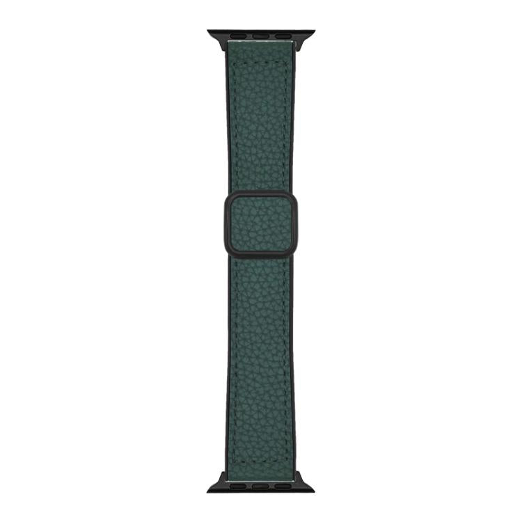 Cinturino per orologio xDfind in ecopelle con texture litchi e fibbia magnetica., For Apple Watch 42 / 44 / 45 / 46 / 49mm, For Apple Watch 38 / 40 / 41 / S11 42mm