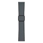 Cinturino per orologio xDfind in ecopelle vegana con fibbia magnetica e texture litchi a testa piatta., 22mm
