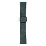 Cinturino per orologio xDfind in ecopelle vegana con fibbia magnetica e texture litchi a testa piatta., 22mm