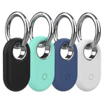 XDcase - Set di 4 portachiavi con custodia protettiva in silicone, 4PCS (Black Green Blue White), 4PCS (Black Red Pink White)