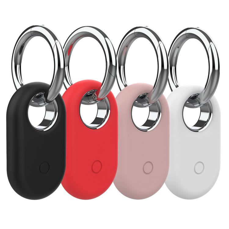 XDcase - Set di 4 portachiavi con custodia protettiva in silicone, 4PCS (Black Green Blue White), 4PCS (Black Red Pink White)