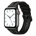 Cinturino per orologio xDfind Flame Hybrid in nylon intrecciato e silicone, For Apple Watch 42 / 44 / 45 / 46 / 49mm, For Apple Watch 38 / 40 / 41 / S11 42mm