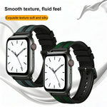 Cinturino per orologio xDfind Flame Hybrid in nylon intrecciato e silicone, For Apple Watch 42 / 44 / 45 / 46 / 49mm, For Apple Watch 38 / 40 / 41 / S11 42mm