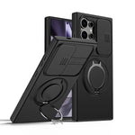 Custodia per telefono con schermo scorrevole, supporto magnetico girevole e protezione per la fotocamera., For Galaxy S24 FE 5G, For Galaxy S24 Ultra 5G, For Galaxy S23 Ultra / S22 Ultra