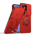 Custodia per telefono con schermo scorrevole, supporto magnetico girevole e protezione per la fotocamera., For Galaxy S25 / S24 5G, For Galaxy S25+ / S24+ 5G, For Galaxy S25 Ultra 5G