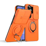 Custodia per telefono con schermo scorrevole, supporto magnetico girevole e protezione per la fotocamera., For Galaxy S26 Ultra 5G, For Galaxy S26 5G, For Galaxy S25 FE 5G