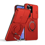 Custodia per telefono con schermo scorrevole, supporto magnetico girevole e protezione per la fotocamera., For Galaxy S26 Ultra 5G, For Galaxy S26 5G, For Galaxy S25 FE 5G