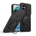 Custodia per telefono con schermo scorrevole, supporto magnetico girevole e protezione per la fotocamera., For Galaxy S26 Ultra 5G, For Galaxy S26 5G, For Galaxy S25 FE 5G