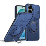 Custodia per telefono con schermo scorrevole, supporto magnetico girevole e protezione per la fotocamera., For Galaxy S26 Ultra 5G, For Galaxy S26 5G, For Galaxy S25 FE 5G