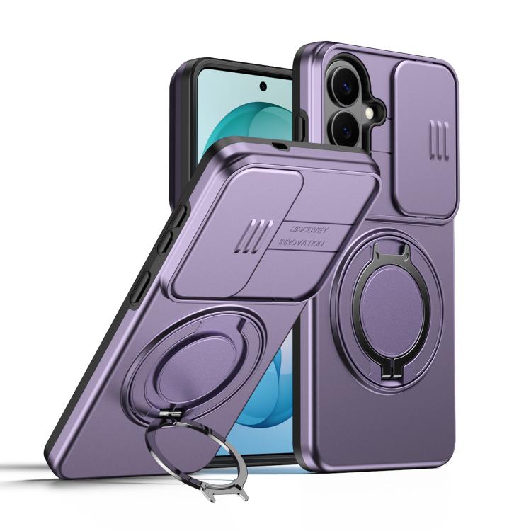 Custodia per telefono con schermo scorrevole, supporto magnetico girevole e protezione per la fotocamera., For Galaxy S26 FE 5G, For Galaxy Z Fold8 Ultra 5G, For Galaxy S26+ 5G
