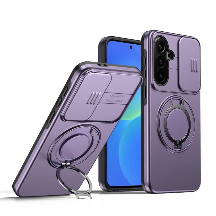 Custodia per telefono con schermo scorrevole, supporto magnetico girevole e protezione per la fotocamera., For Galaxy S26 FE 5G, For Galaxy Z Fold8 Ultra 5G, For Galaxy S26+ 5G