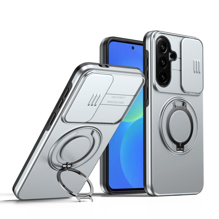 Custodia per telefono con schermo scorrevole, supporto magnetico girevole e protezione per la fotocamera., For Galaxy S26 FE 5G, For Galaxy Z Fold8 Ultra 5G, For Galaxy S26+ 5G