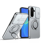 Custodia per telefono con schermo scorrevole, supporto magnetico girevole e protezione per la fotocamera., For Galaxy S26 Ultra 5G, For Galaxy S26 5G, For Galaxy S25 FE 5G