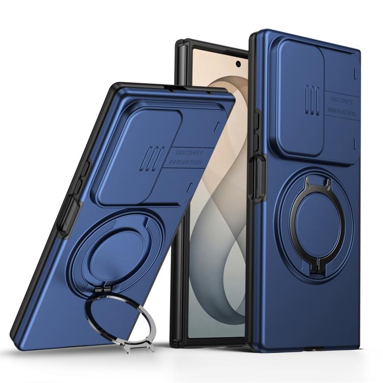 Custodia per telefono con schermo scorrevole, supporto magnetico girevole e protezione per la fotocamera., For Galaxy S26 FE 5G, For Galaxy Z Fold8 Ultra 5G, For Galaxy S26+ 5G