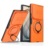 Custodia per telefono con schermo scorrevole, supporto magnetico girevole e protezione per la fotocamera., For Galaxy S26 FE 5G, For Galaxy Z Fold8 Ultra 5G, For Galaxy S26+ 5G