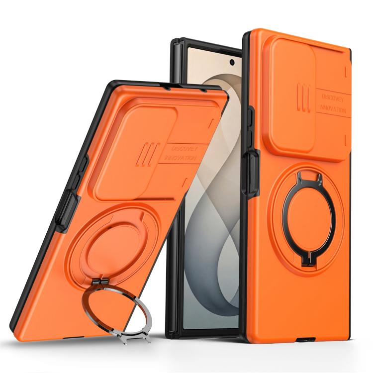 Custodia per telefono con schermo scorrevole, supporto magnetico girevole e protezione per la fotocamera., For Galaxy S26 FE 5G, For Galaxy Z Fold8 Ultra 5G, For Galaxy S26+ 5G