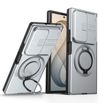 Custodia per telefono con schermo scorrevole, supporto magnetico girevole e protezione per la fotocamera., For Galaxy S26 FE 5G, For Galaxy Z Fold8 Ultra 5G, For Galaxy S26+ 5G