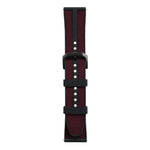 Cinturino per orologio xDfind Flame Hybrid in nylon intrecciato e silicone, 22mm