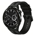 Cinturino per orologio xDfind Flame Hybrid in nylon intrecciato e silicone, 22mm