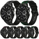 Cinturino per orologio xDfind Flame Hybrid in nylon intrecciato e silicone, 22mm