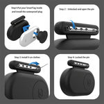 XDcase - Set di 4 custodie protettive in silicone impermeabile con spilla, 4PCS