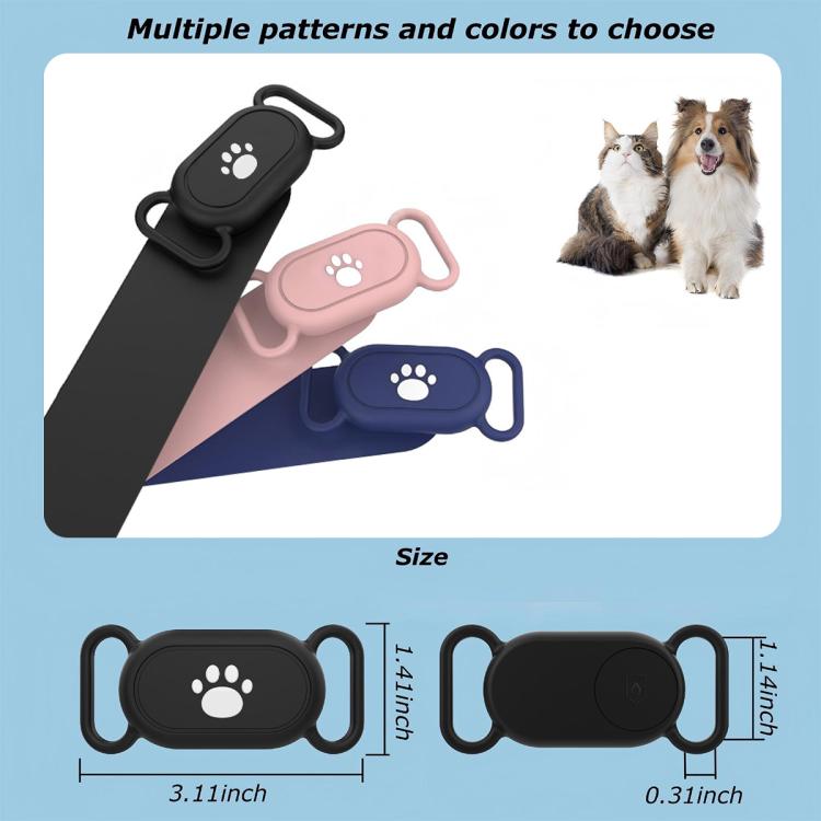 Custodia protettiva in silicone impermeabile a forma di zampa di gatto XDcase., 1PC (Pink), 1PC (Black), 1PC (Blue)