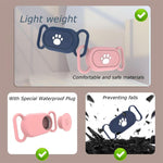 Custodia protettiva in silicone impermeabile a forma di zampa di gatto XDcase., 1PC (Pink), 1PC (Black), 1PC (Blue)