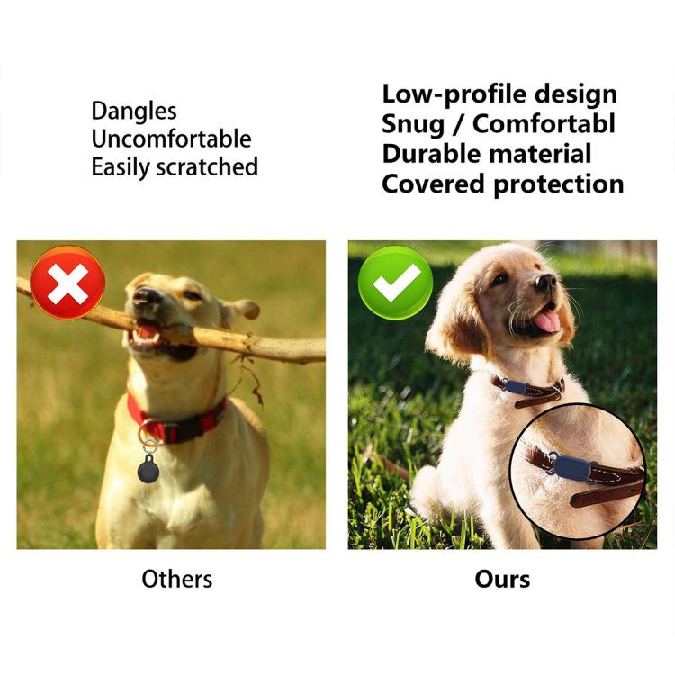 XDcase 4 pezzi Custodia protettiva in silicone impermeabile con design a scudo per animali domestici, 4PCS