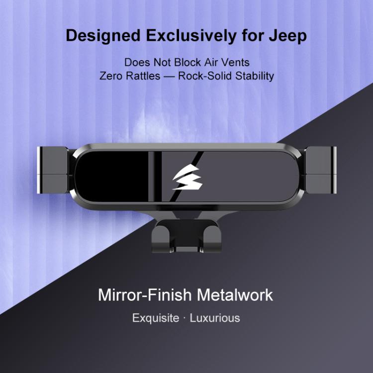 Supporto telefono auto in metallo compatibile Jeep