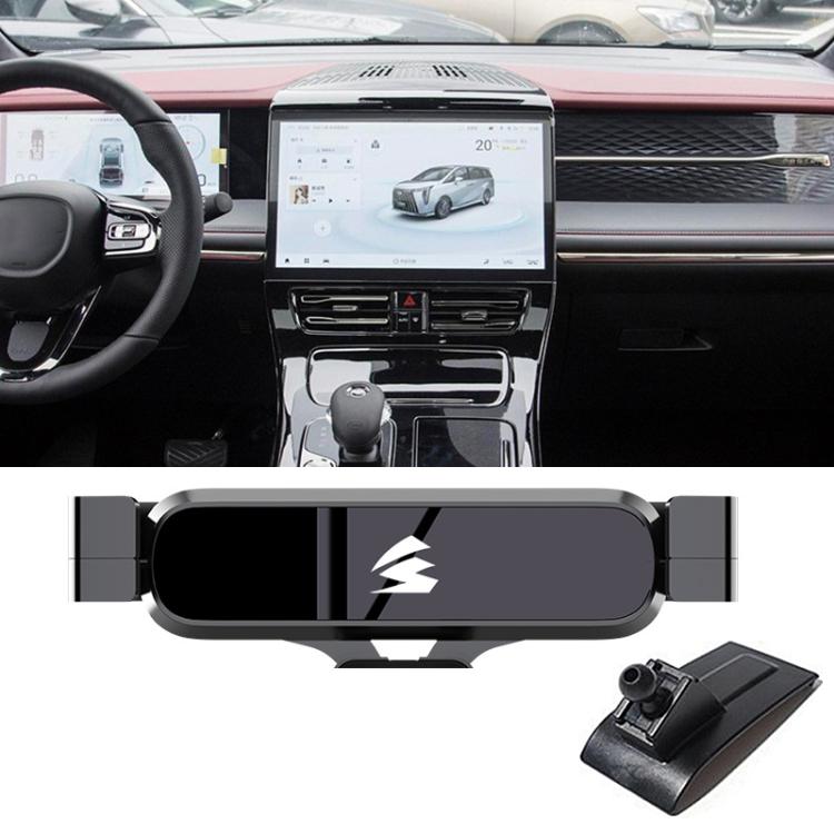 Supporto telefono auto in metallo per bocchetta aria