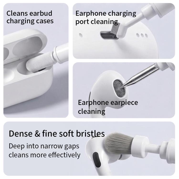 Kit di pulizia multifunzione 5 in 1 per auricolari, 5 in 1