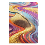 Custodia per tablet smart in ecopelle con texture litchi e verniciatura Voltage., For iPad mini 5 / 4 / 3 / 2 / 1, For iPad 9.7 2018 / 2017