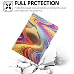 Custodia per tablet smart in ecopelle con texture litchi e verniciatura Voltage., For iPad mini 5 / 4 / 3 / 2 / 1, For iPad 9.7 2018 / 2017