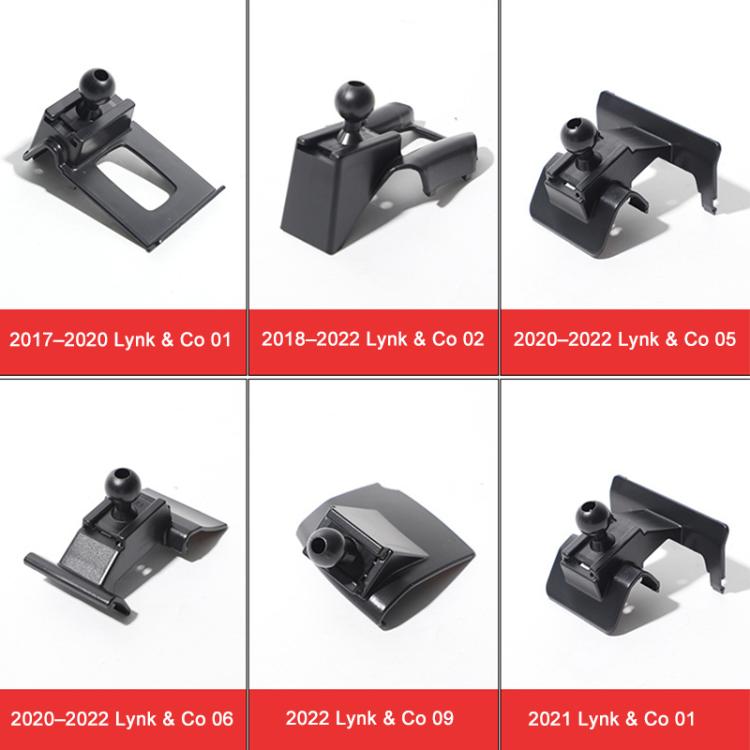 Supporto telefono auto in metallo per Geely LYNK & CO