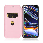 Struttura in fibra di carbonio Flip orizzontale magnetico Custodia in pelle TPU + PC + PU con slot per schede, For OPPO Realme 7 Pro, For Alcatel 1SE 2020 (Pink), For Alcatel 1SE 2020 (Black), For Alcatel 1SE 2020 (Blue), For Alcatel 1SE 2020 (Green)  ...