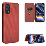 Custodia portafoglio magnetica in TPU e pelle per smartphone