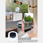 Telecamera di sorveglianza wireless WiFi intelligente ad alta definizione grandangolare, 30W Pixels, 300W Pixels