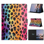 Custodia per tablet in pelle vegana con texture litchi e stampa Volt., For Samsung Galaxy Tab A11 / A9, For Samsung Galaxy Tab A7 Lite T220, For Samsung Galaxy Tab A 10.1 2019