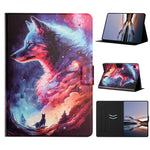 Custodia per tablet in pelle vegana con texture litchi e stampa Volt., For Samsung Galaxy Tab A11 / A9, For Samsung Galaxy Tab A7 Lite T220, For Samsung Galaxy Tab A 10.1 2019