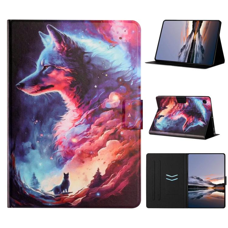 Custodia per tablet in pelle vegana con texture litchi e stampa Volt., For Samsung Galaxy Tab A11 / A9, For Samsung Galaxy Tab A7 Lite T220, For Samsung Galaxy Tab A 10.1 2019