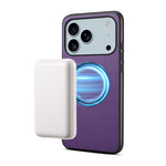 Custodia magnetica per telefono Denior A08 in PU effetto pelle di vitello vegana., For iPhone 17 Pro Max, For iPhone 17 Pro, For iPhone 17, For iPhone Air