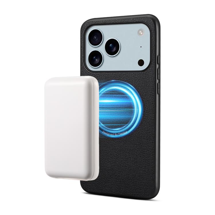 Custodia magnetica per telefono Denior A08 in PU effetto pelle di vitello vegana., For iPhone 17 Pro Max, For iPhone 17 Pro, For iPhone 17, For iPhone Air