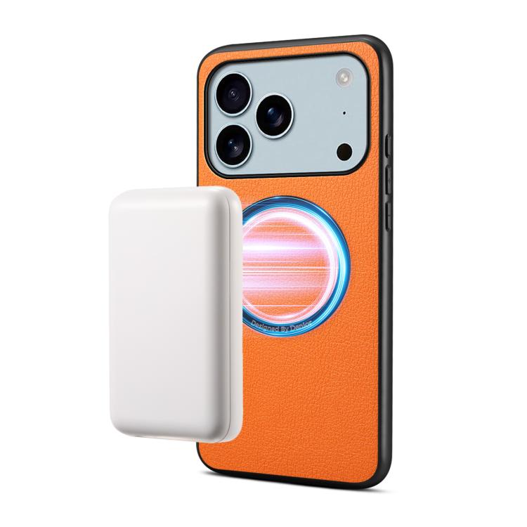 Custodia magnetica per telefono Denior A08 in PU effetto pelle di vitello vegana., For iPhone 17 Pro Max, For iPhone 17 Pro, For iPhone 17, For iPhone Air