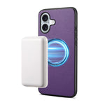 Custodia magnetica per telefono Denior A08 in PU effetto pelle di vitello vegana., For iPhone 17 Pro Max, For iPhone 17 Pro, For iPhone 17, For iPhone Air